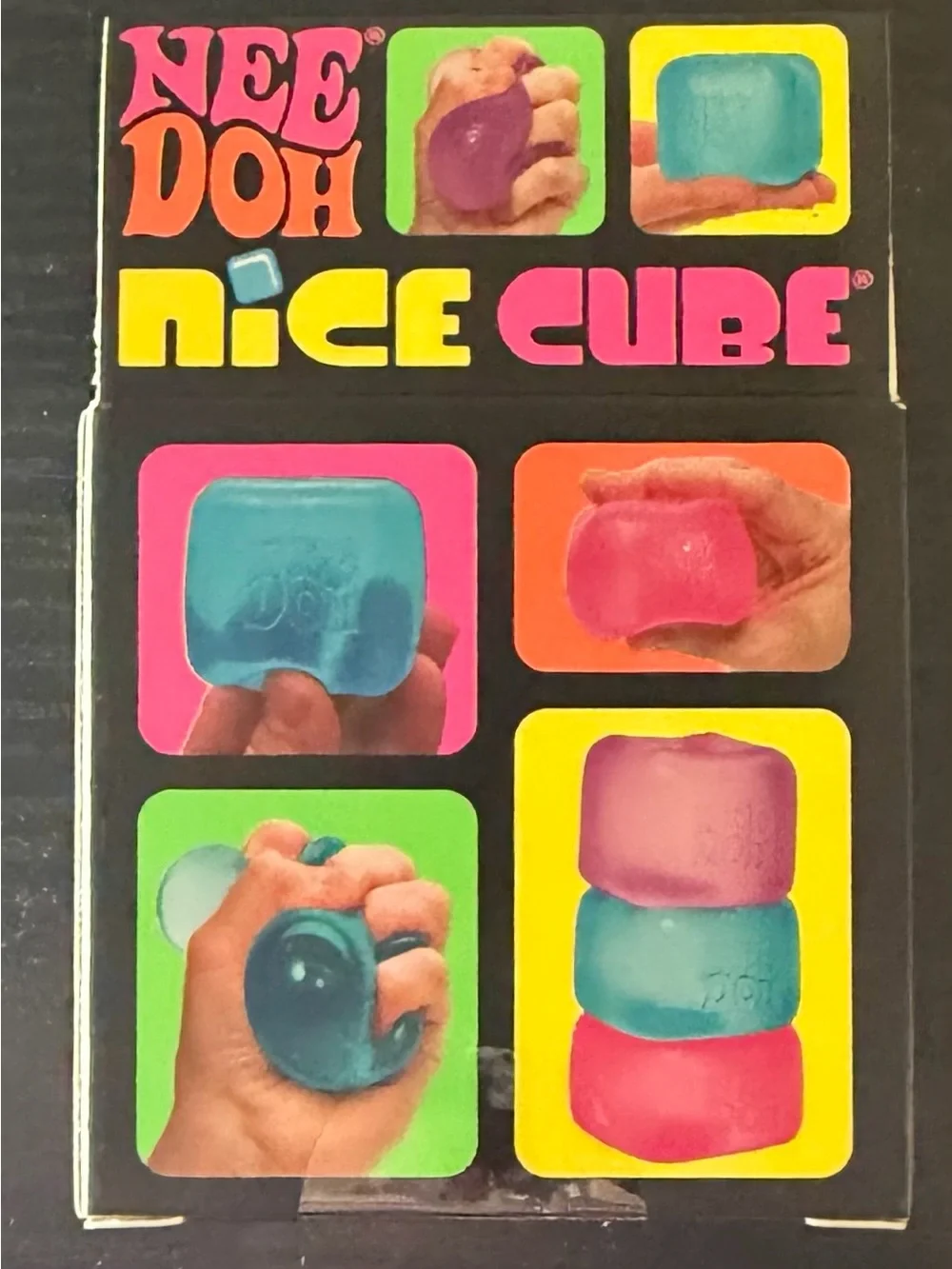Schylling - Nee Doh Nice Cube Super Solid Squish - Purple - Picture 3 of 6